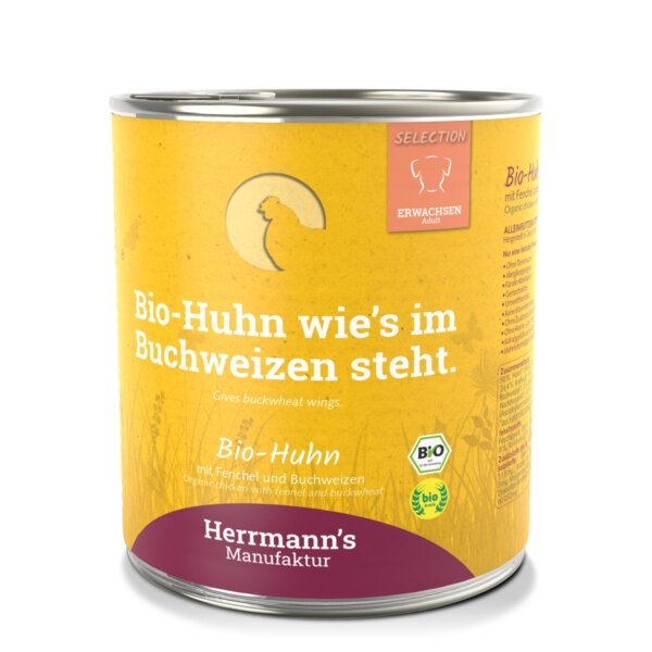 Herrmann's Bio Huhn mit Fenchel und Buchweizen
