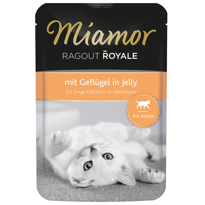 Miamor - Ragout Royale Kitten mit Geflügel in Jelly