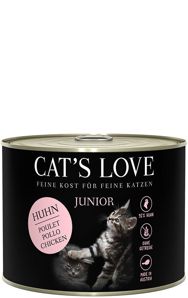 Cat’s Love Junior Huhn Pur