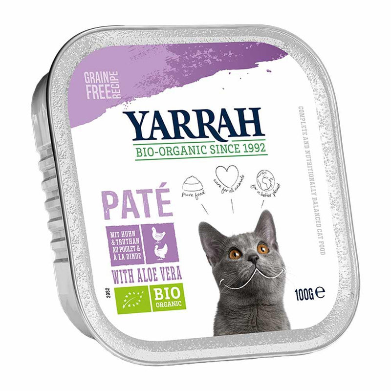 Yarrah Paté mit Huhn und Truthahn BIO - pieper tier-gourmet