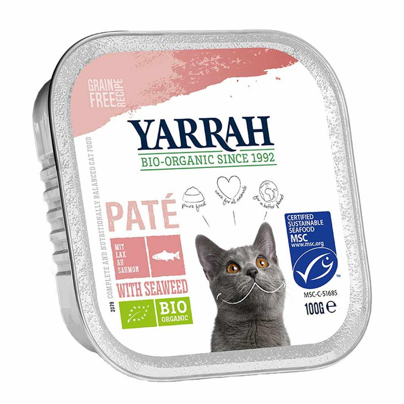 Yarrah Paté mit Lachs BIO - pieper tier-gourmet