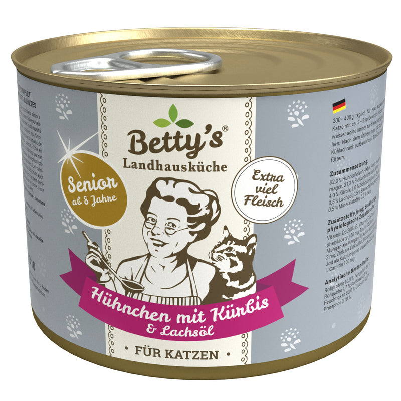 Boswelia Betty's Landhausküche - SENIOR Hühnchen mit Kürbis & Lachsöl