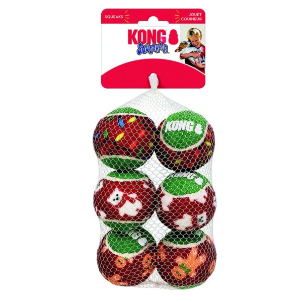 KONG Holiday SqueakAir Balls