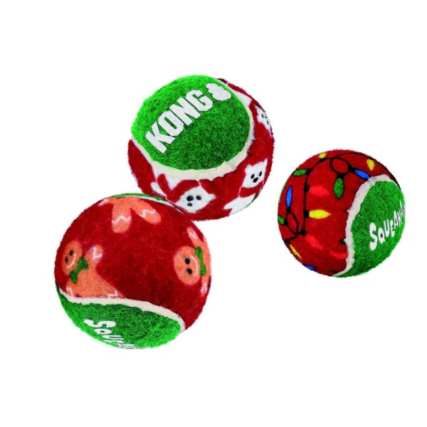 KONG Holiday SqueakAir Balls
