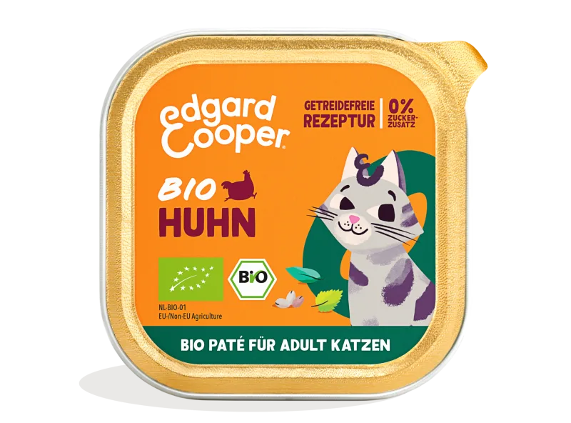 Edgard & Cooper Adult - Bio-Huhn-Paté mit Chiasamen