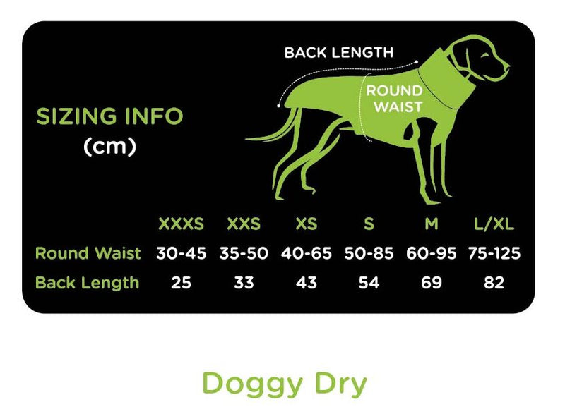 EQDOG Mikrofaser Bademantel Doggy Dry im Sale