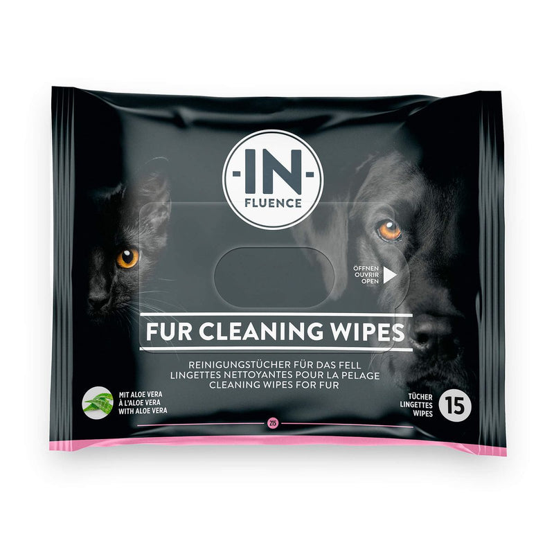 In-Fluence Fur Cleaning Wipes mit Aloe Vera für Katzen und Hunde