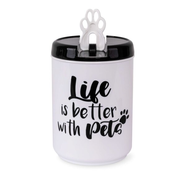 Freezack Futtercontainer "Life is better with pets" Round