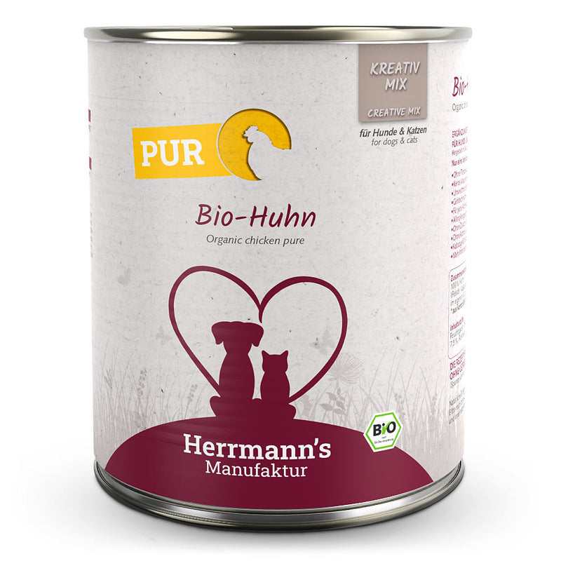 Herrmann's Kreativ-Mix Huhn Reinfleisch für Hunde