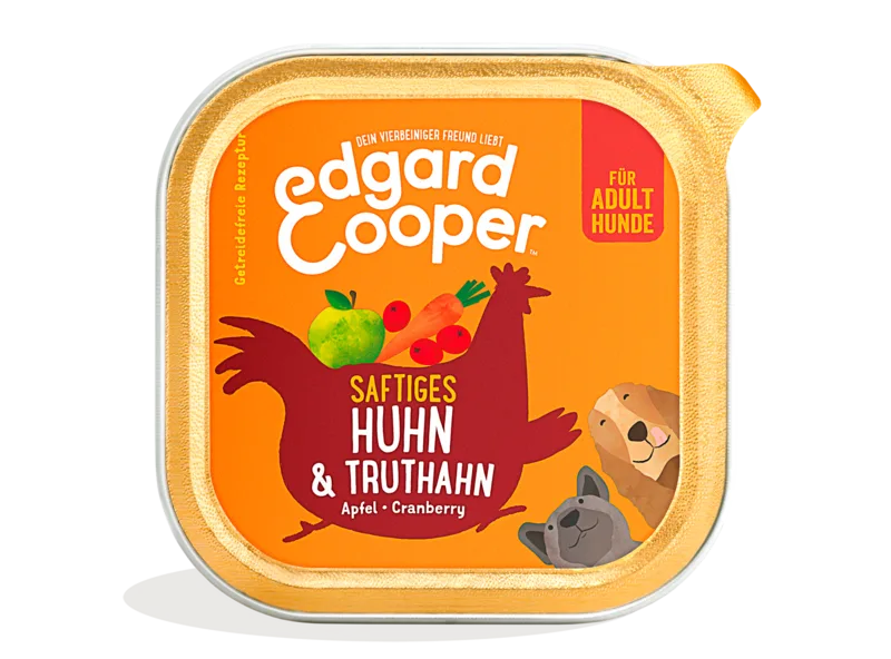 Edgard & Cooper Adult - Huhn & Truthahn mit Apfel