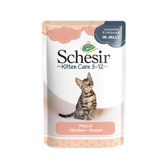 Schesir Cat Kitten Huhn in Jelly