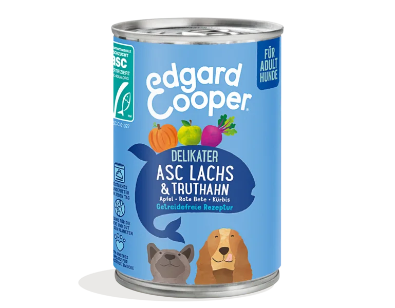 Edgard & Cooper Adult - Lachs & Truthahn mit Apfel getreidefrei