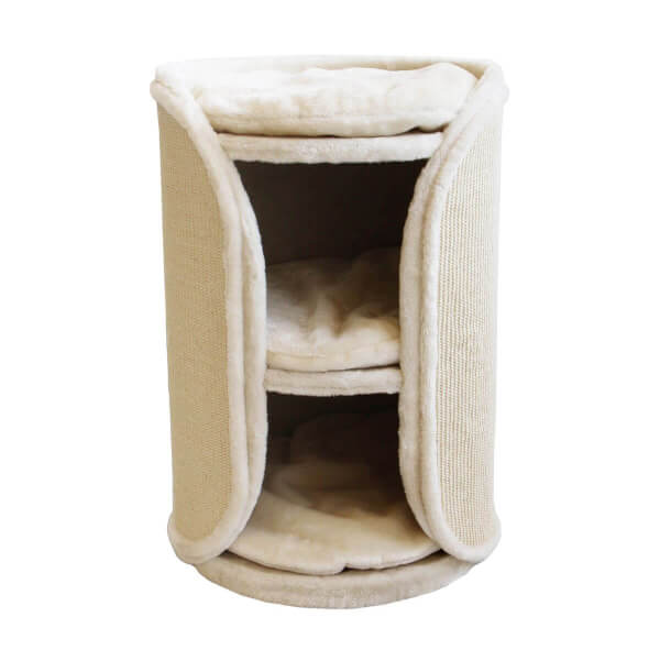 Petrebels Little Rebels Sirius 70 Kratztonne für Katzen in cream