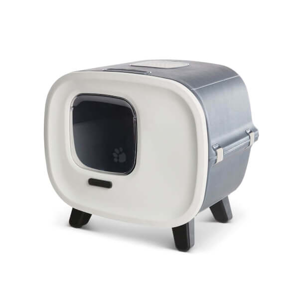 Savic Mira Deluxe Home Katzentoilette in grau / Filter /