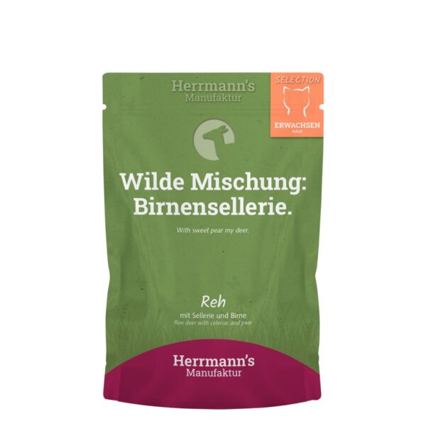 Herrmann's Katzenmenü Selection Reh mit Sellerie und Birne