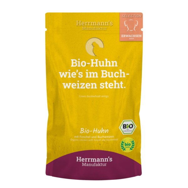 Herrmann's Bio Huhn mit Fenchel und Buchweizen