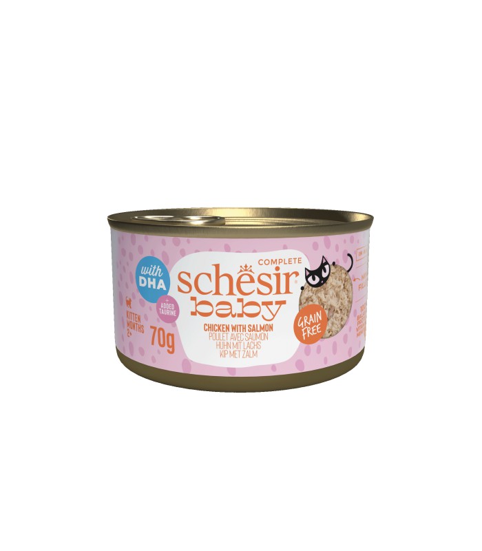 Schesir Baby Filet in Brühe Huhn & Lachs