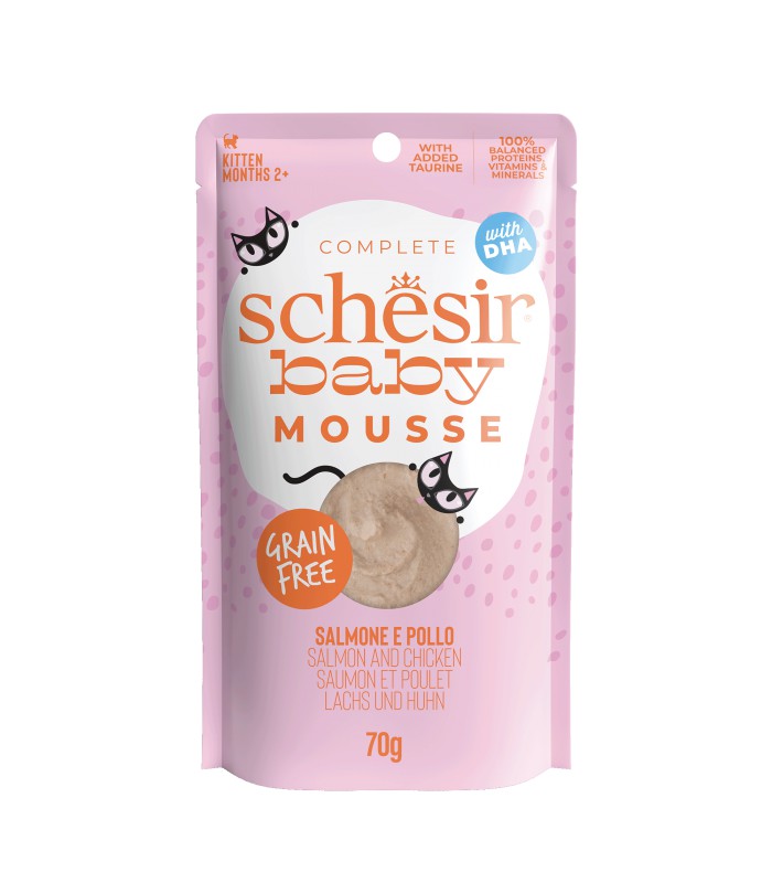 Schesir Baby Mousse Huhn & Lachs