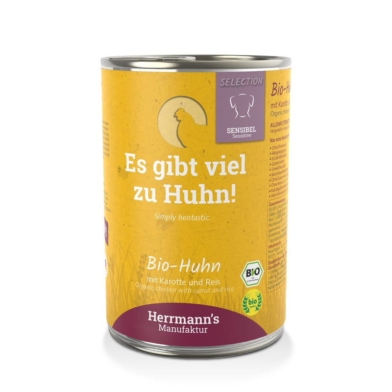 Herrmann's Sensibel Bio Huhn mit Karotte und Reis