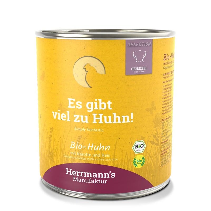 Herrmann's Sensibel Bio Huhn mit Karotte und Reis