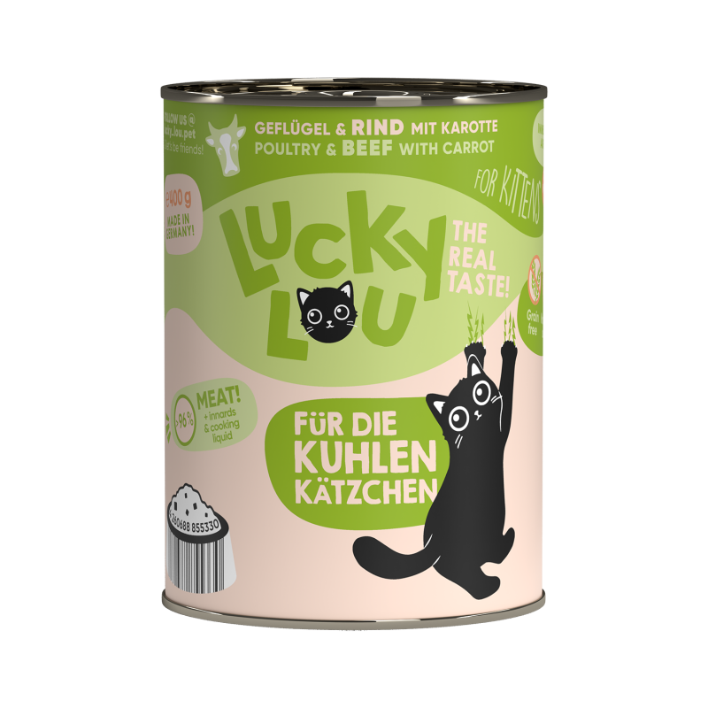 Lucky Lou Lifestage Kitten - Geflügel & Rind