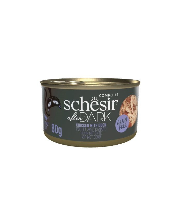 Schesir Cat After Dark Filet in Brühe Huhn & Ente