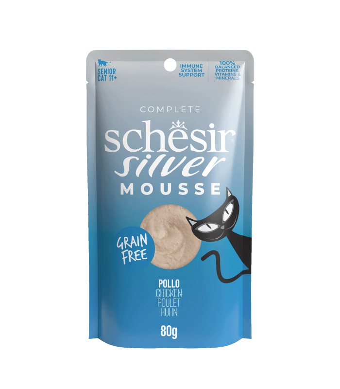 Schesir Cat Silver Mousse Huhn
