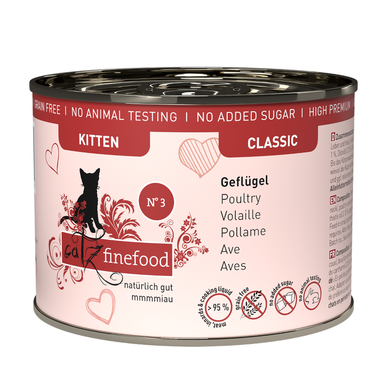 Catz Finefood Classic Kitten N° 03 - Geflügel
