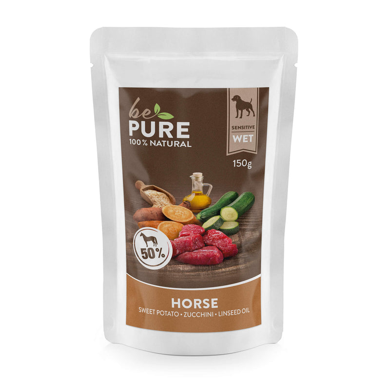 bePure - Pferd mit Süsskartoffel, Zucchini & Leinöl Sensitive