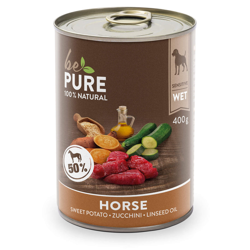 bePure - Pferd mit Süsskartoffel, Zucchini & Leinöl Sensitive