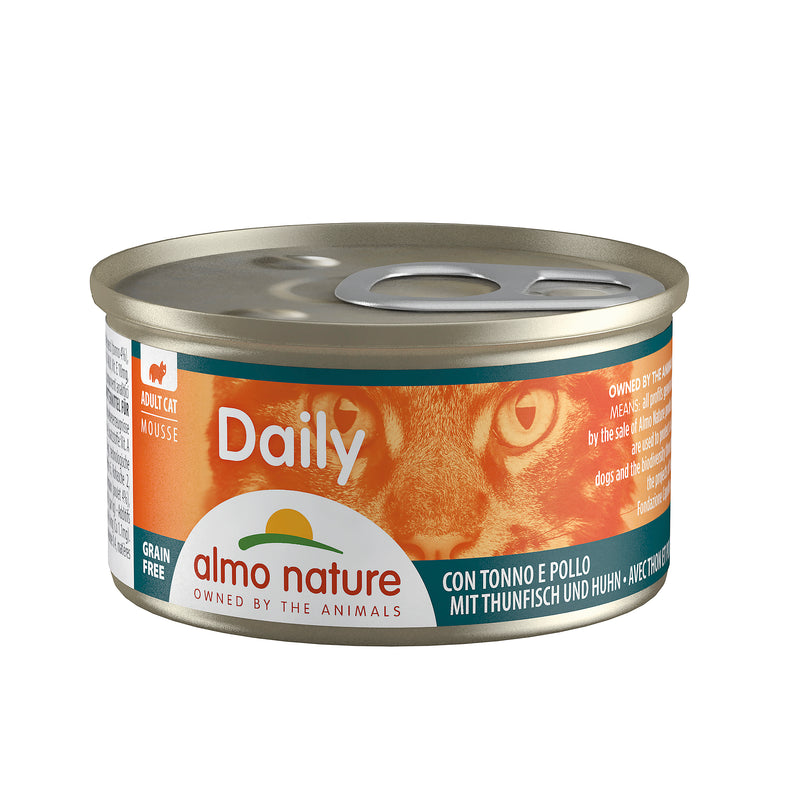 Almo Nature - Daily Mousse - Adult - mit Thunfisch und Huhn