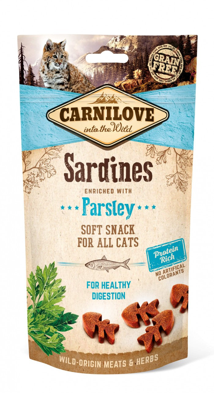 Carnilove Soft Snack – Sardinen mit Petersilie