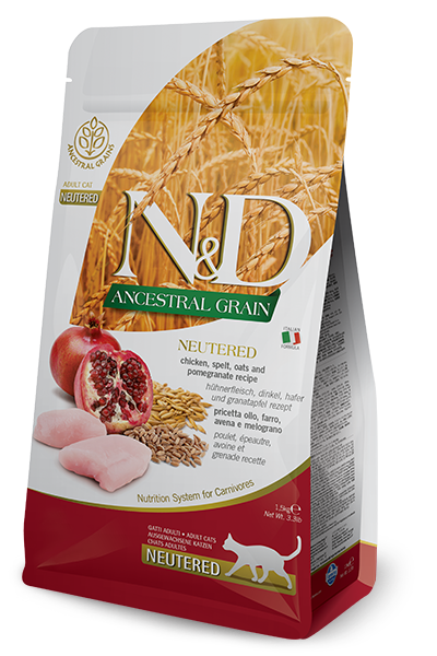 Farmina N&D Ancestral Grain Neutered - Huhn & Granatapfel