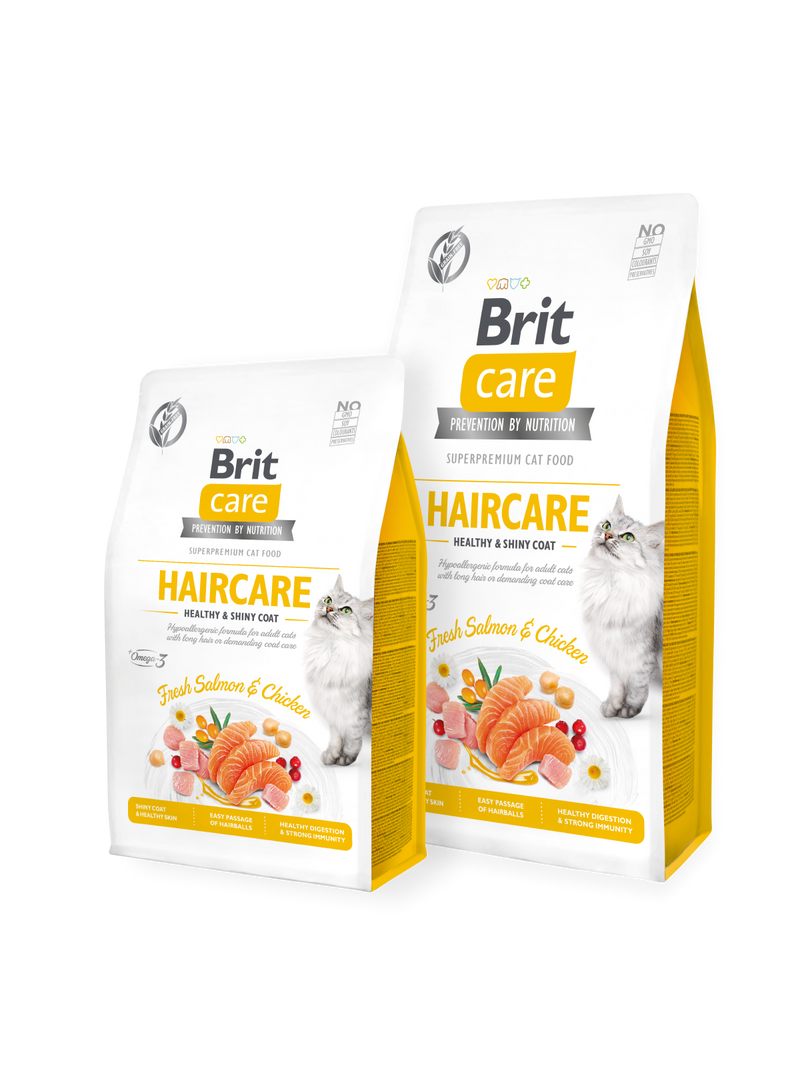 Brit Care Cat - Haircare Healthy & Shiny Coat - Lachs & Huhn
