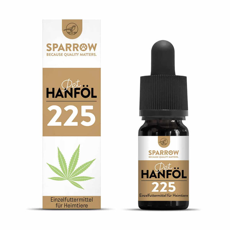 SPARROW Pet Hanföl mit CBD 225