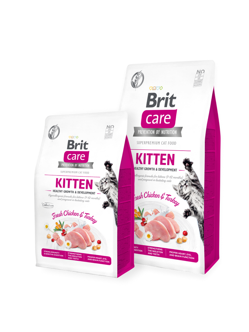 Brit Care Cat - Healthy Grow & Development - Huhn & Truthahn - Kitten