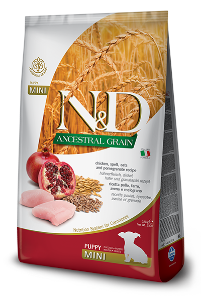 Farmina N&D Ancestral Grain Puppy - Huhn & Granatapfel Mini