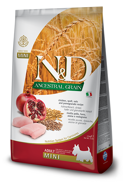 Farmina N&D Ancestral Grain - Huhn & Granatapfel Mini