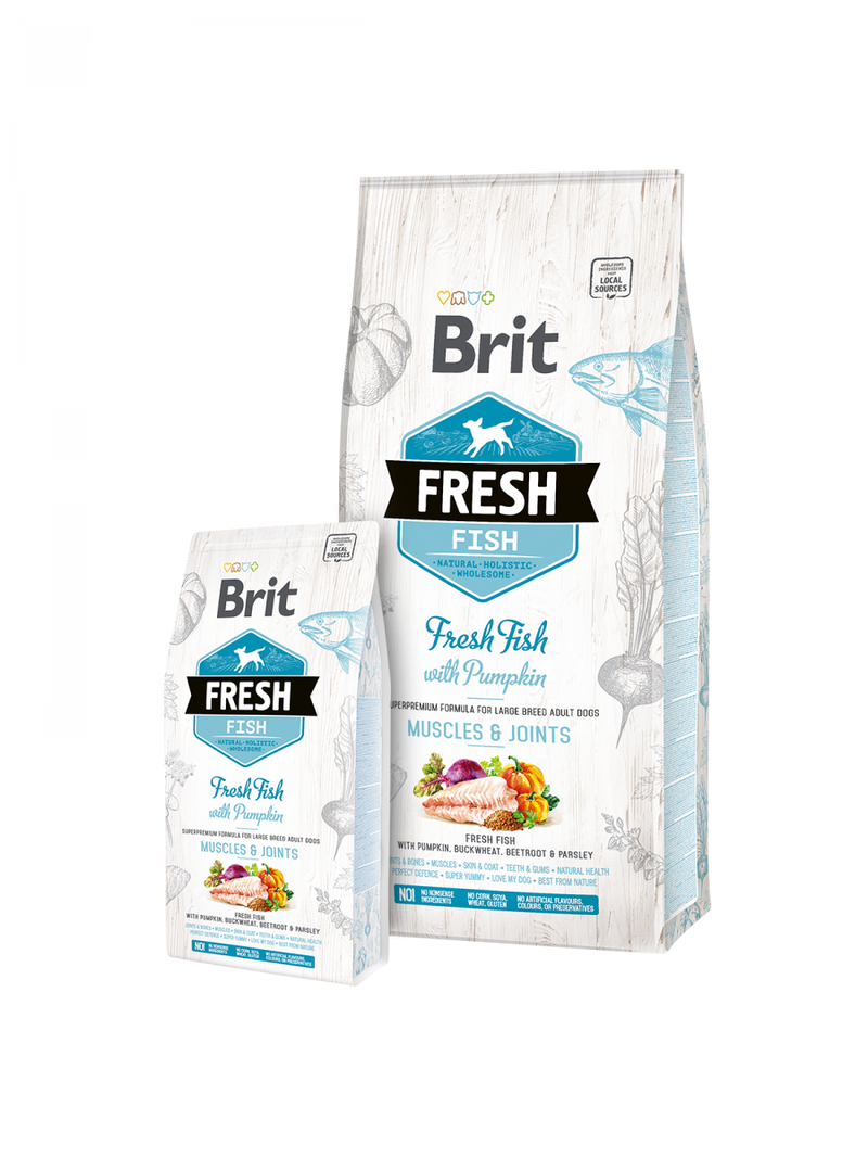 Brit Fresh Dog - Muscels & Joints Fisch Large Breed