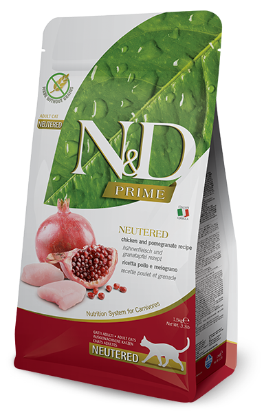 Farmina N&D Prime Neutered - Huhn & Granatapfel