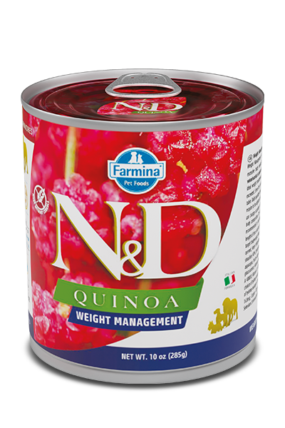 Farmina N&D Quinoa Weight Management - Lamm, Brokkoli & Spargel