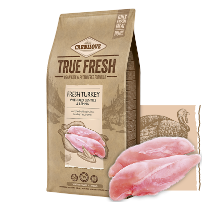 Carnilove True Fresh - Truthahn Trockenfutter für Hunde