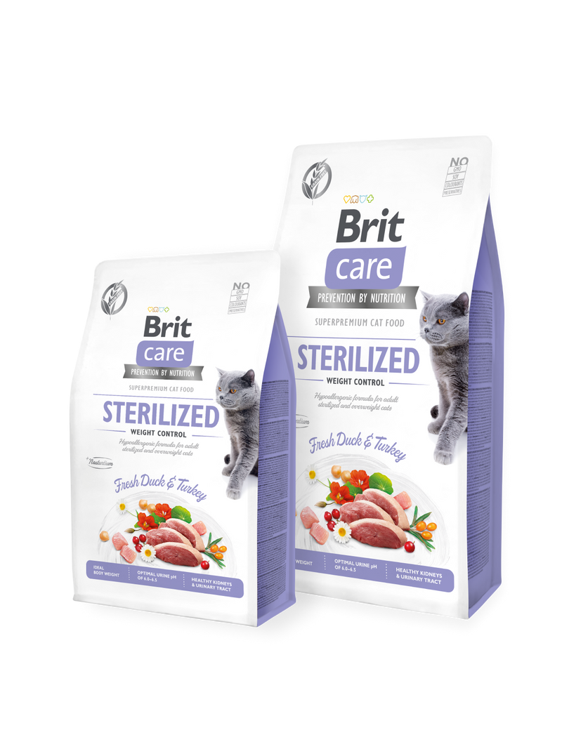 Brit Care Cat - Sterilized Weight Control - Ente & Truthahn