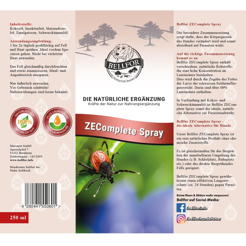 Bellfor ZEComplete Spray - pieper tier-gourmet