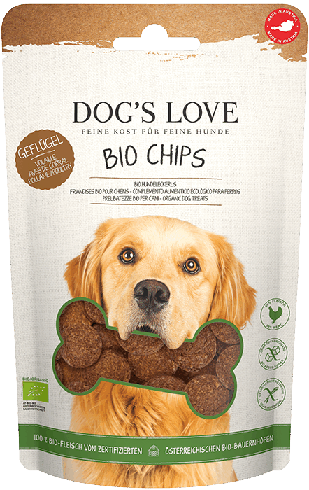 Dog's Love Hundesnacks BIO CHIPS Geflügel