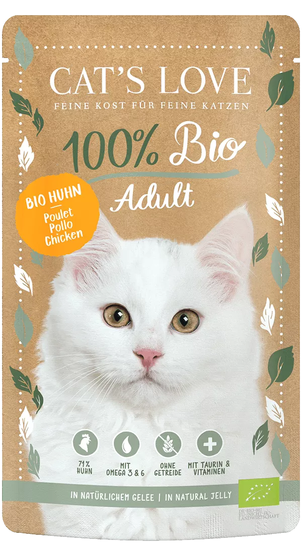 Cat’s Love Adult Bio Huhn