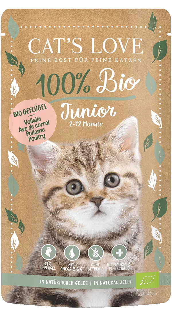 Cat’s Love Junior Bio Geflügel