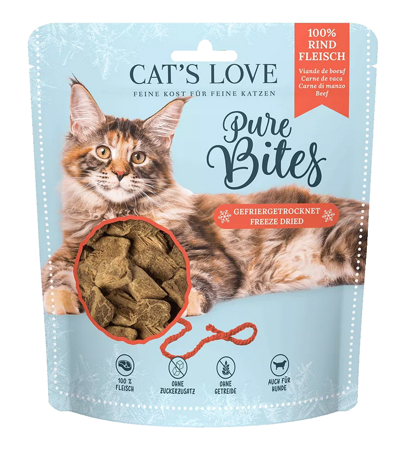 Cat’s Love Pure Bites Rindfleisch