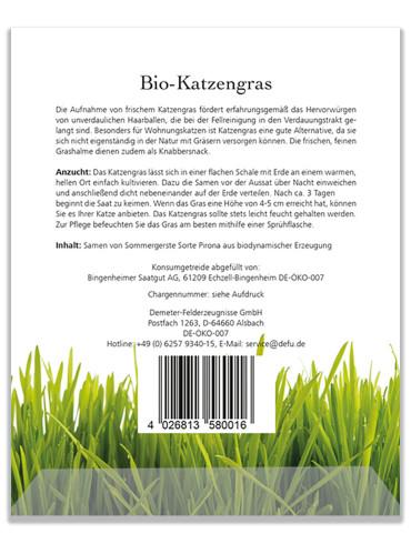 Defu Bio-Katzengras - pieper tier-gourmet