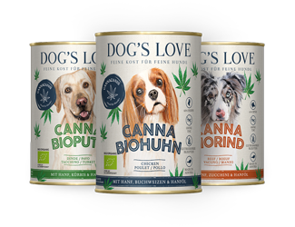 Dog's Love - Bio Canna Canis - Futter mit Bio-Hanf - Schnuppermixpaket